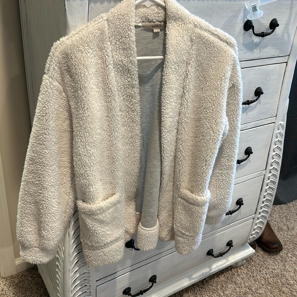 Loft Sherpa cardigan